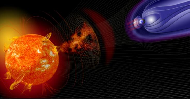 保护地球免受太空风暴的影响