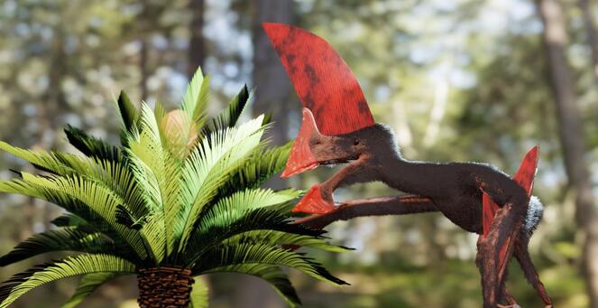 没收的化石原来是来自巴西的特殊飞行爬行动物