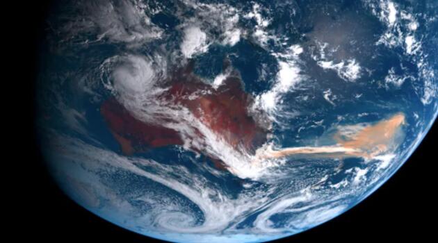 澳大利亚野火引发南大洋海藻大量繁殖