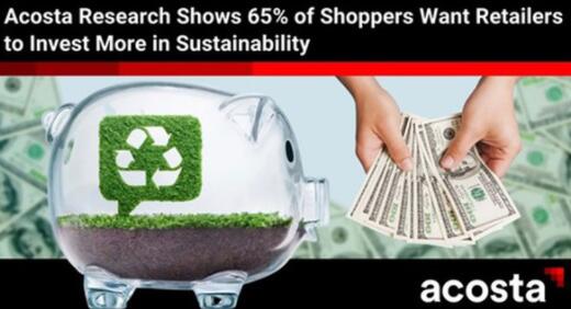 消费者希望零售商投资于可持续发展