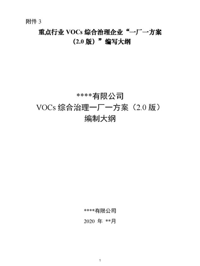 6月底前要完成的“一厂一策”进展如何了？这里有3份编制大纲模板，请查收