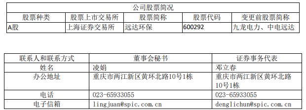 国家电投集团远达环保股份有限公司2020年年度报告摘要