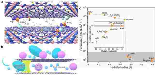 中国科大在二维分离膜的选择性渗透研究取得进展